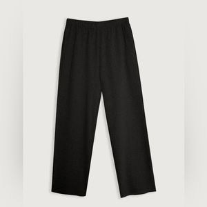 Oak + Fort Elastic Waist Pant - Black